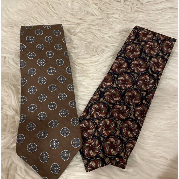 Set of two men's designer silk ties - Picture 1 of 6